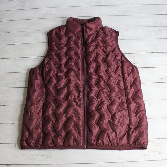 Tangerine Women's Sleeveless Winter Jacket Vest Size XL Quilted Puffer - Picture 1 of 5